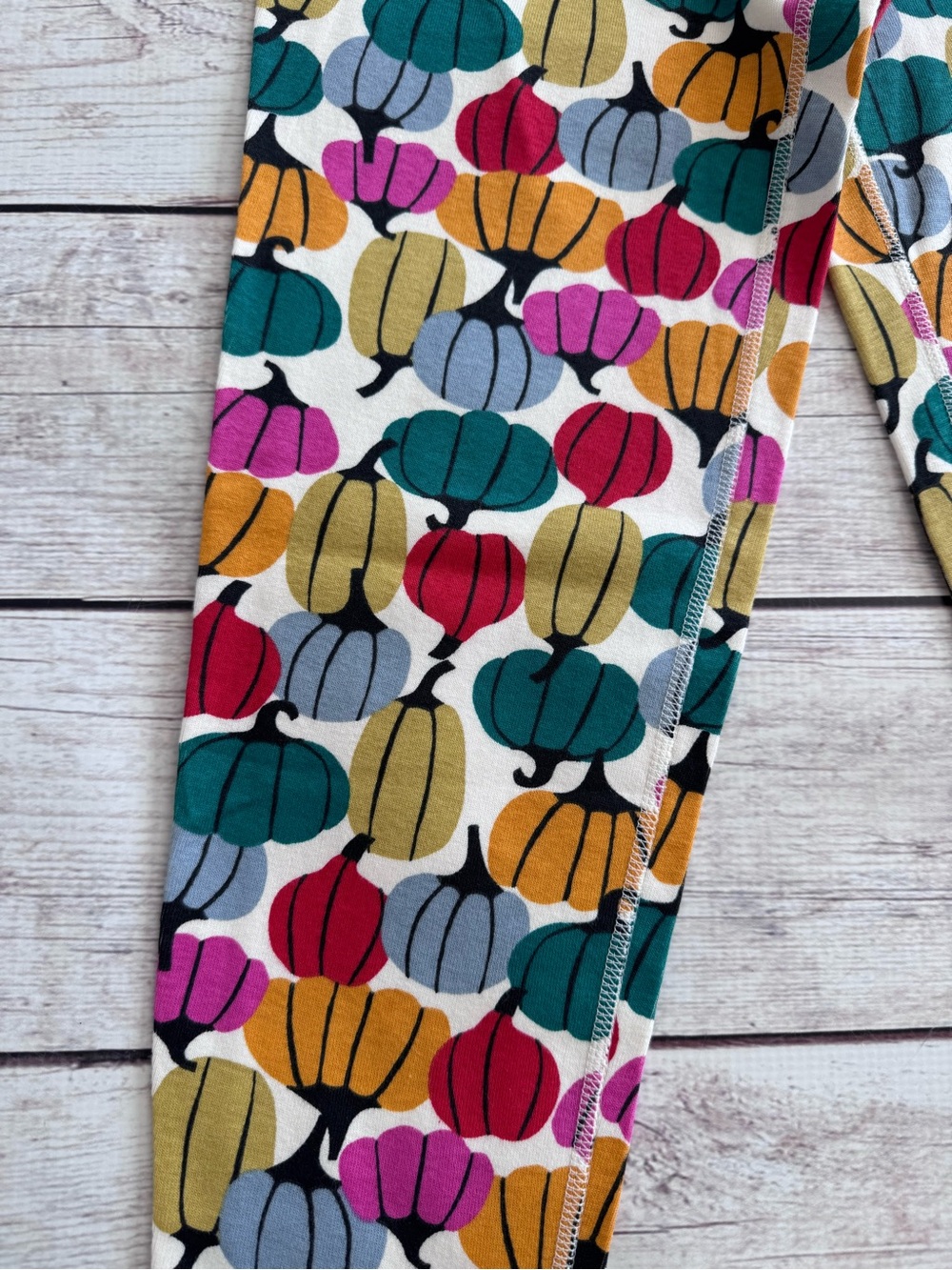 NEW Hanna Andersson Pumpkin Print Lounge Pants - Picture 4 of 6